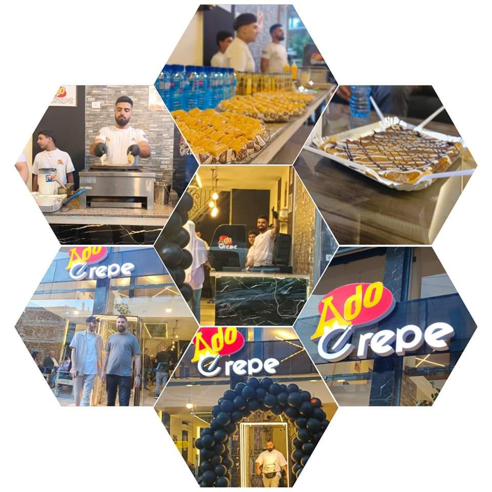 #بالـصّــورة افتتاح “أدو كريب ADO CREPE 🥞” في ديرعمار